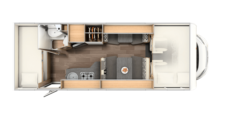 Calavan - Alquiler Autocaravana Valencia: Sunlight Planta